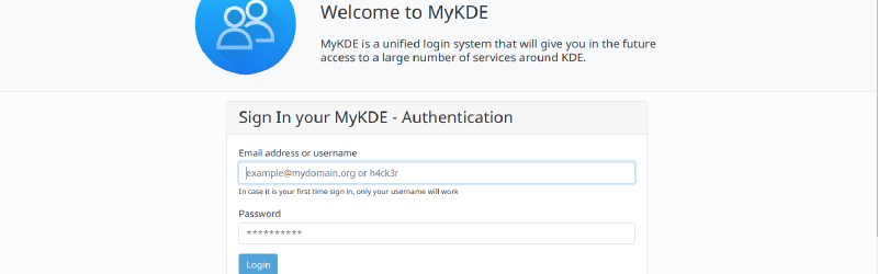 Featured image of post Announcing MyKDE