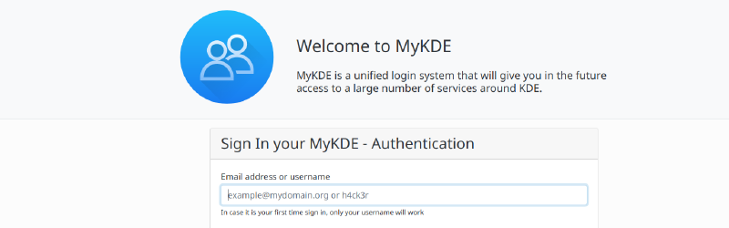 Featured image of post Announcing MyKDE
