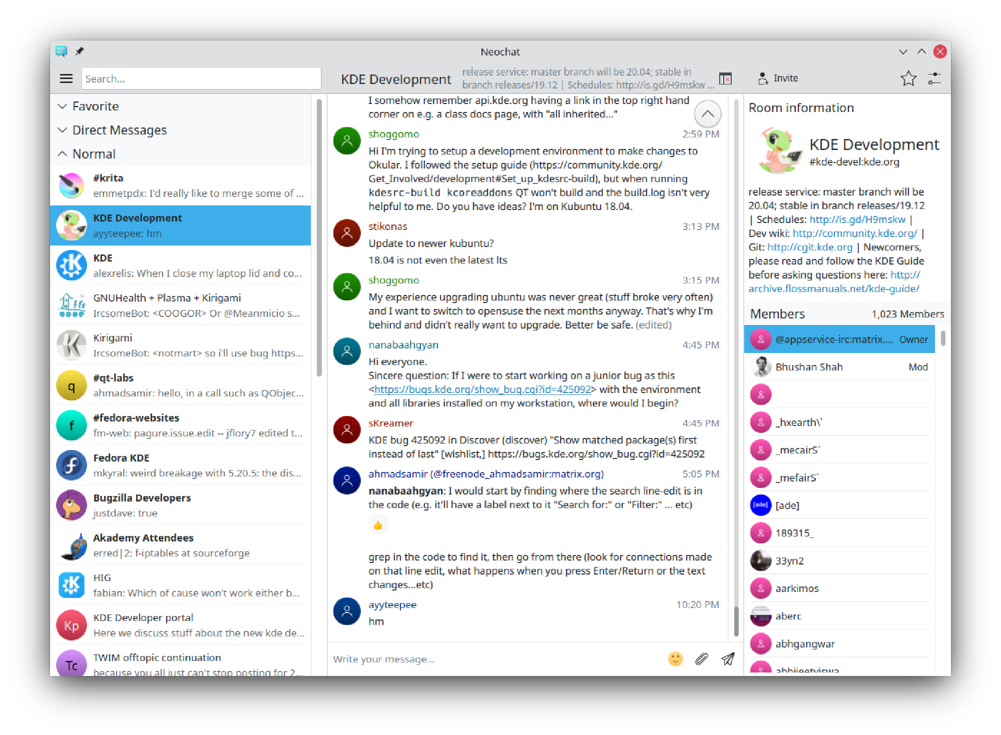 Featured image of post NeoChat 1.0.1, first bugfix release
