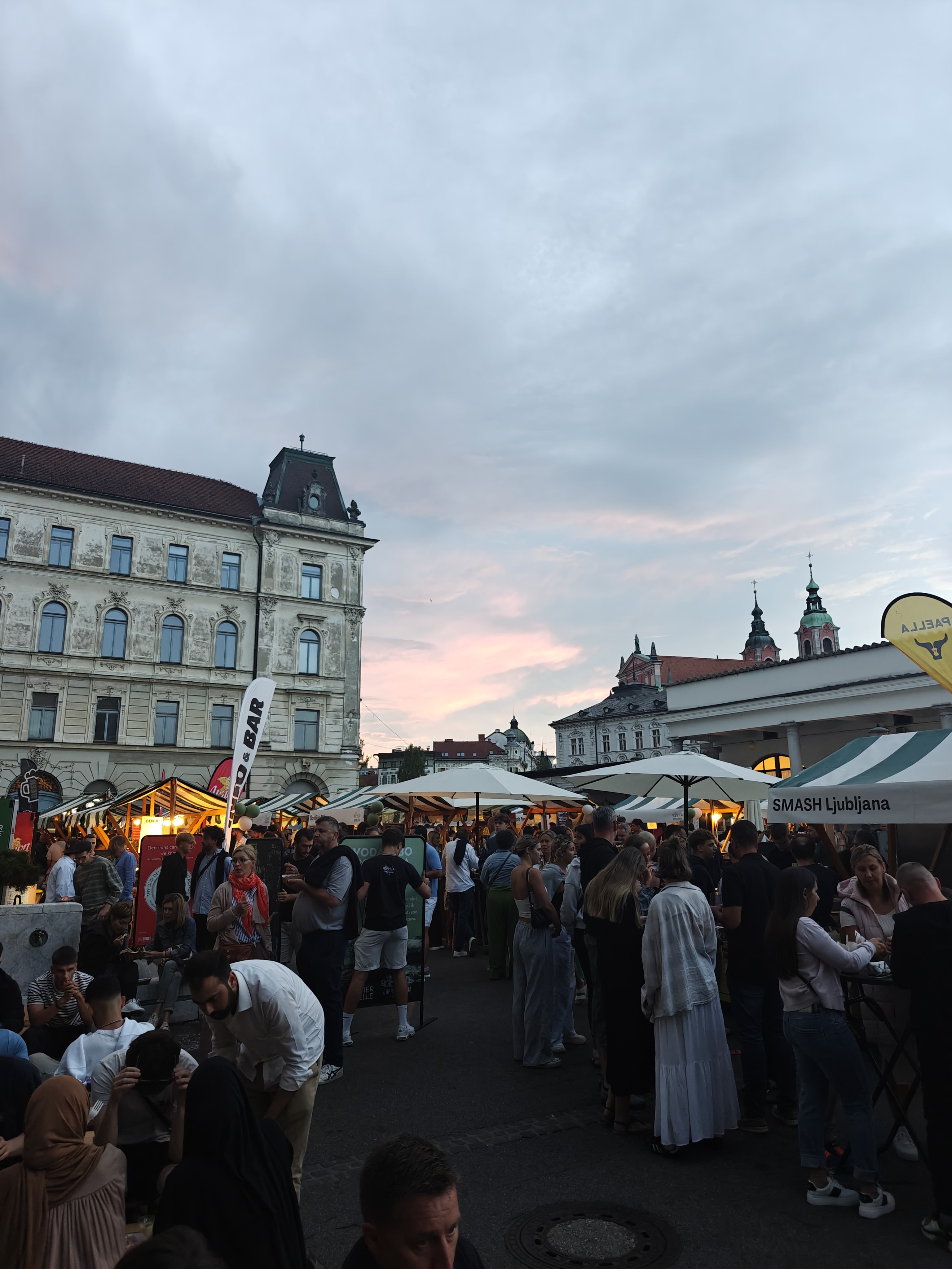 Another view of the food market