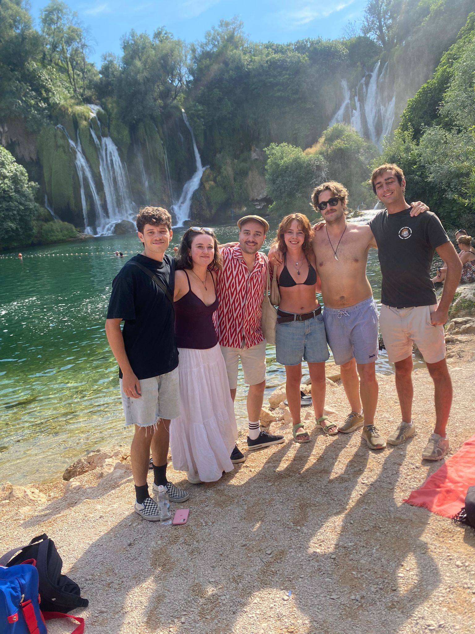The group of people I spent my time in Mostar