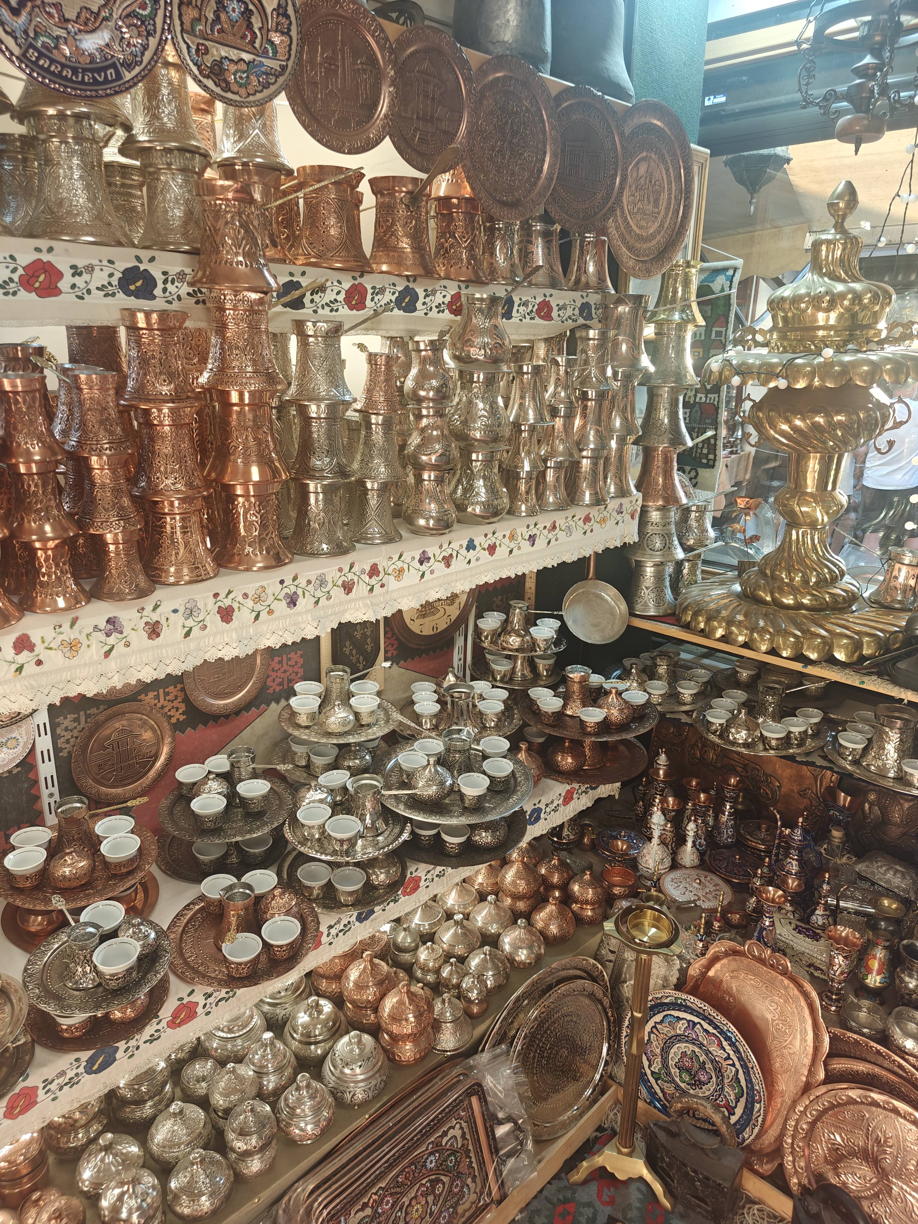 A copper shop (there was a lot of them in Bosnia)