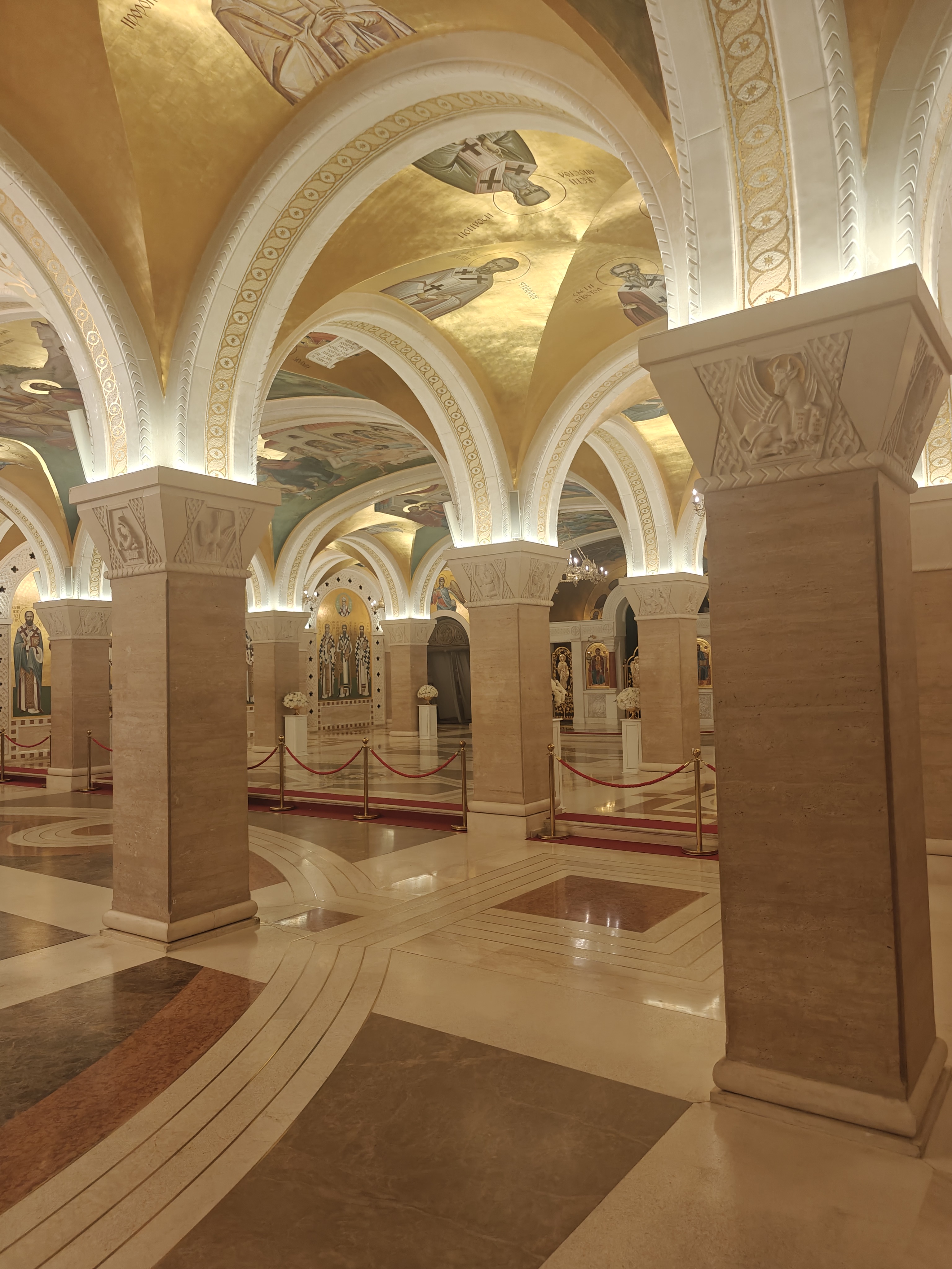 The crypt of orthodox church