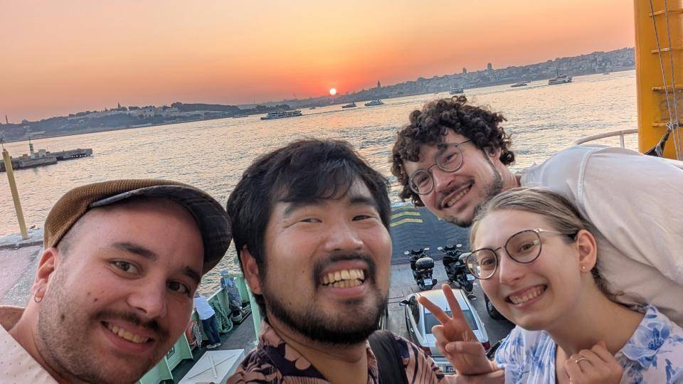 Selfie on a ferry